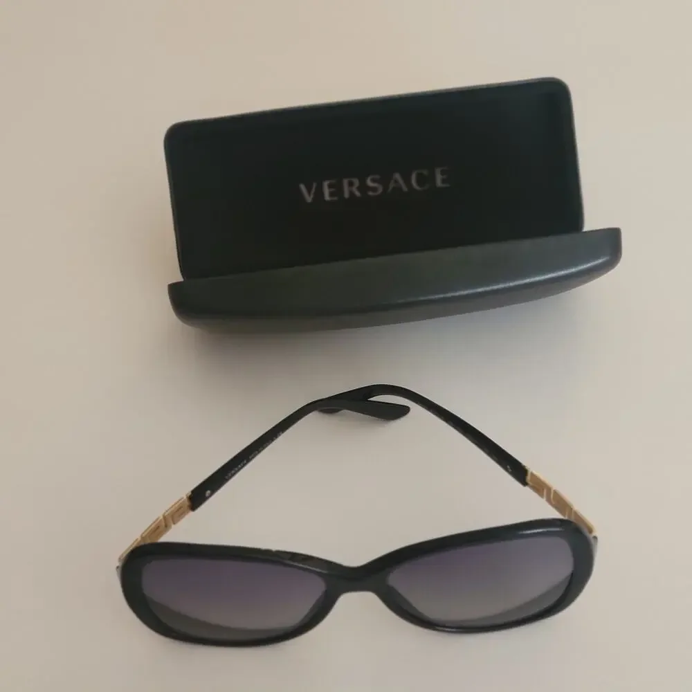 Versace MOD 4271-B GB1 8G Black Gold Butterfly Sunglasses with Case 58x17x135